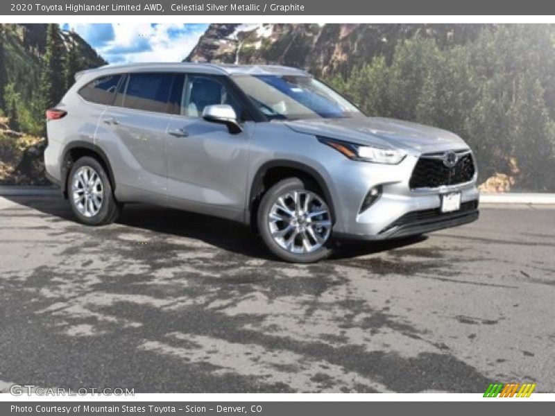 Celestial Silver Metallic / Graphite 2020 Toyota Highlander Limited AWD