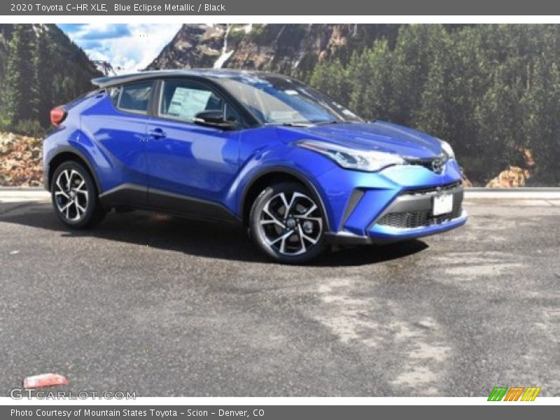 Blue Eclipse Metallic / Black 2020 Toyota C-HR XLE