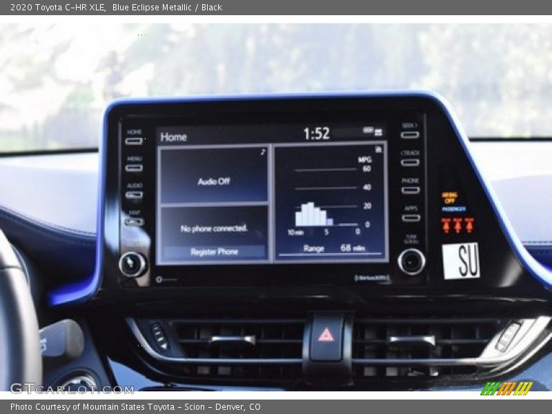 Blue Eclipse Metallic / Black 2020 Toyota C-HR XLE