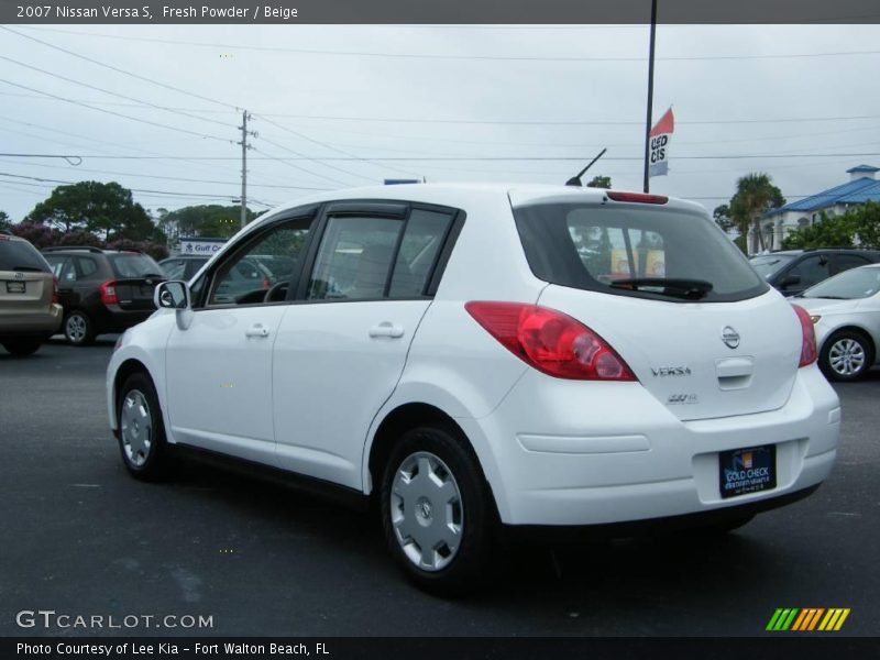 Fresh Powder / Beige 2007 Nissan Versa S