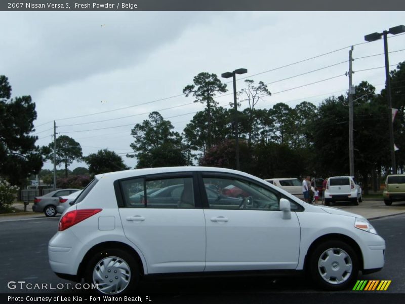 Fresh Powder / Beige 2007 Nissan Versa S