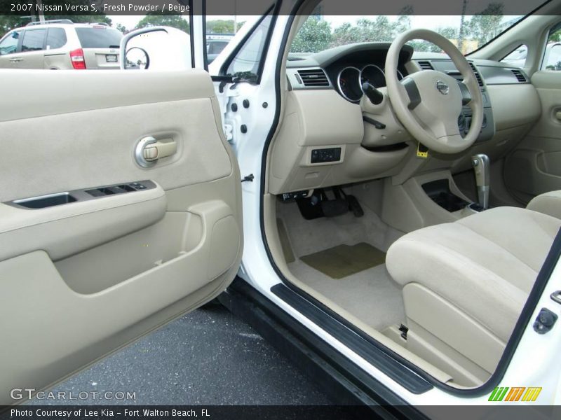 Fresh Powder / Beige 2007 Nissan Versa S