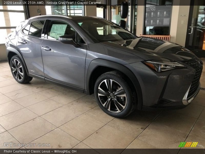 Nebula Gray Pearl / Glazed Caramel 2020 Lexus UX 250h AWD