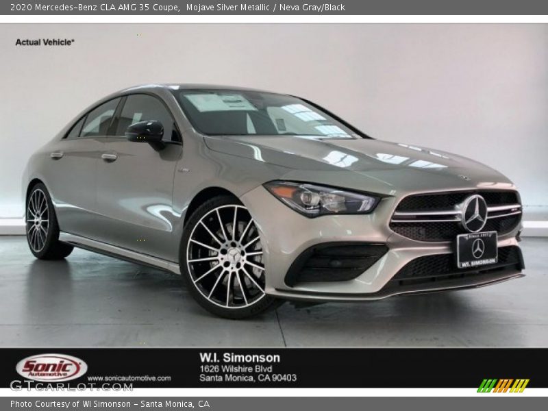 Mojave Silver Metallic / Neva Gray/Black 2020 Mercedes-Benz CLA AMG 35 Coupe