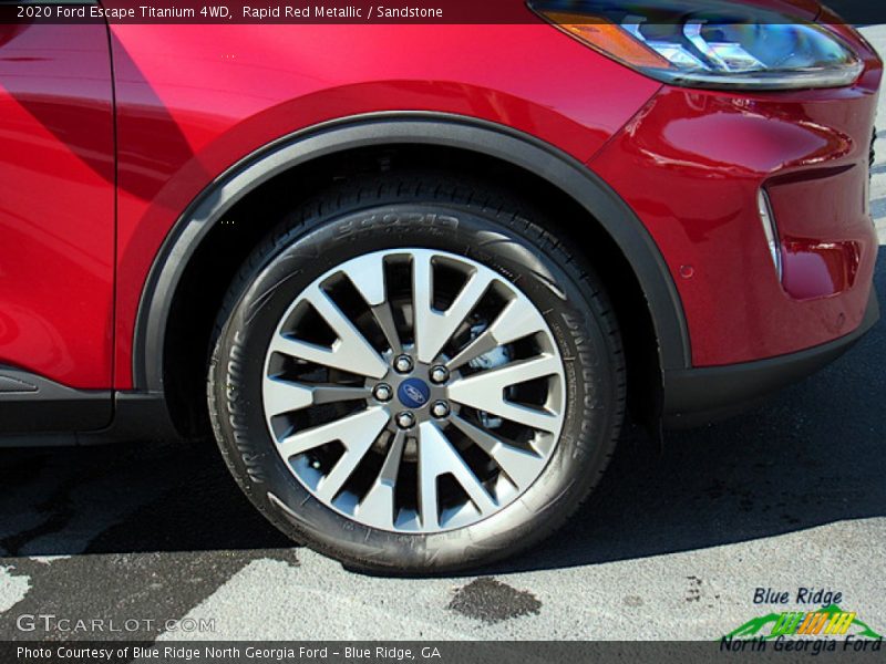 Rapid Red Metallic / Sandstone 2020 Ford Escape Titanium 4WD