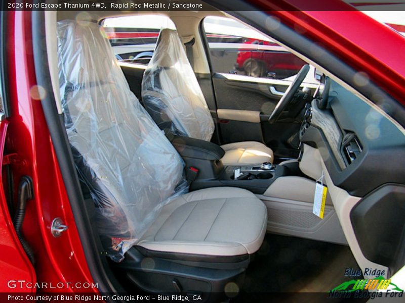 Rapid Red Metallic / Sandstone 2020 Ford Escape Titanium 4WD