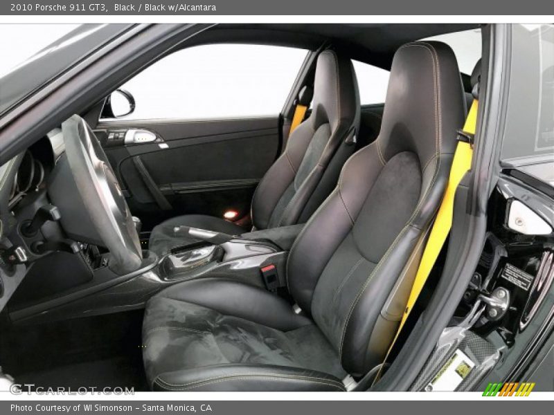 Front Seat of 2010 911 GT3