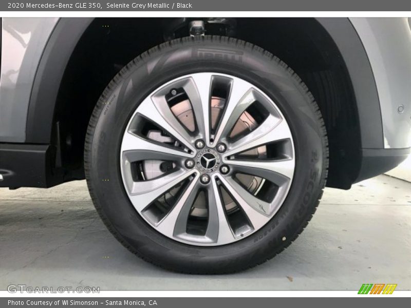 Selenite Grey Metallic / Black 2020 Mercedes-Benz GLE 350