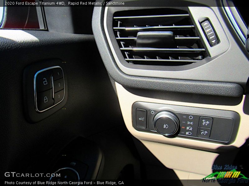 Rapid Red Metallic / Sandstone 2020 Ford Escape Titanium 4WD