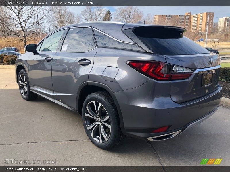 Nebula Gray Pearl / Black 2020 Lexus RX 350 AWD