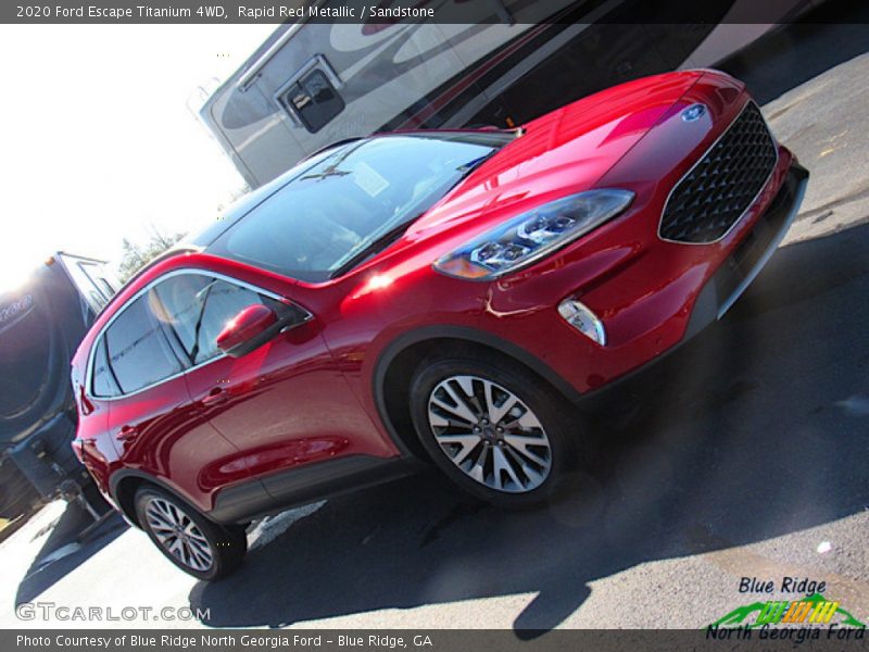 Rapid Red Metallic / Sandstone 2020 Ford Escape Titanium 4WD