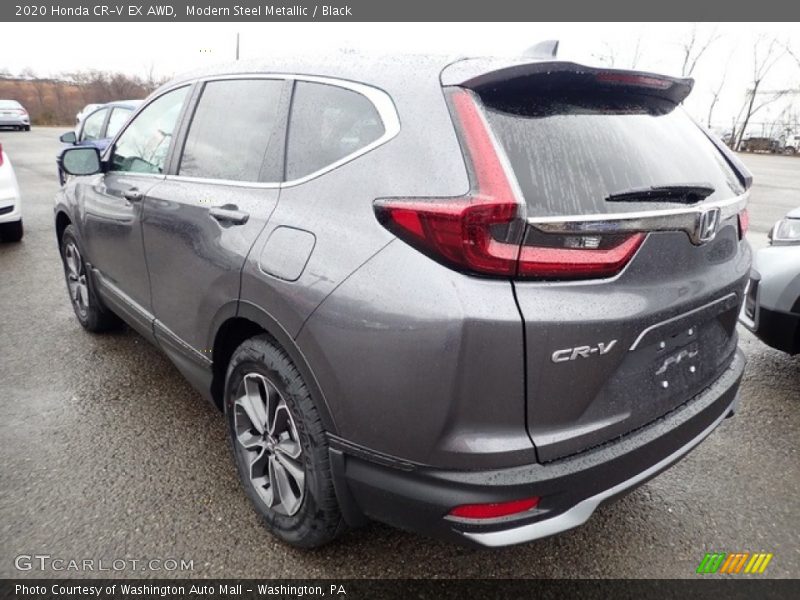 Modern Steel Metallic / Black 2020 Honda CR-V EX AWD