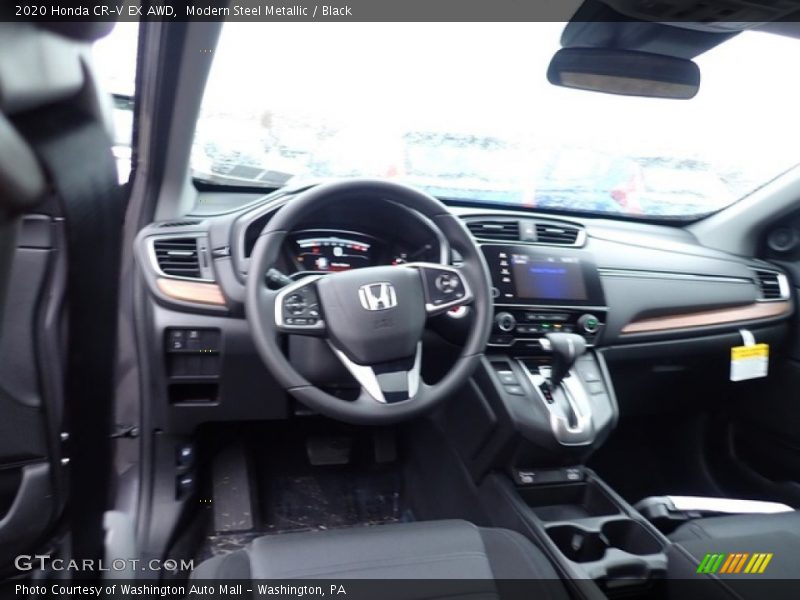 Modern Steel Metallic / Black 2020 Honda CR-V EX AWD