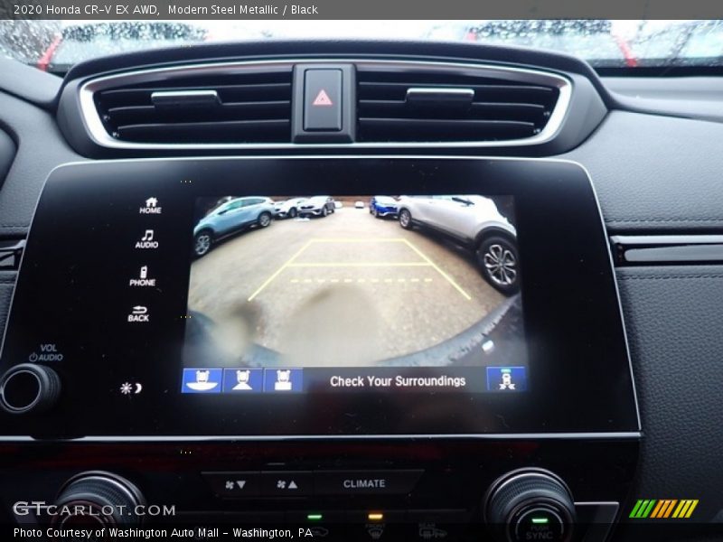 Modern Steel Metallic / Black 2020 Honda CR-V EX AWD
