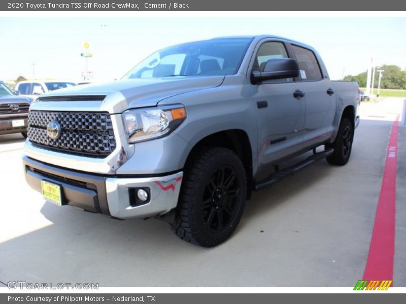 Cement / Black 2020 Toyota Tundra TSS Off Road CrewMax