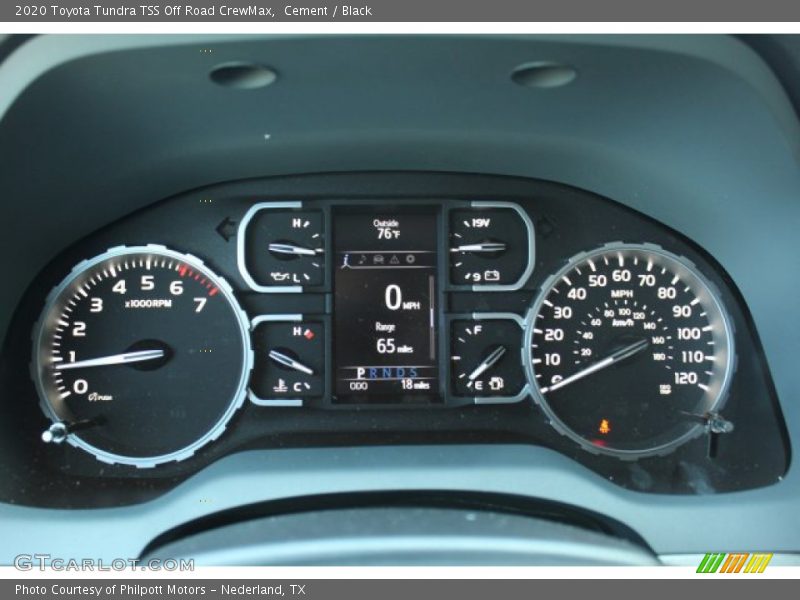 Cement / Black 2020 Toyota Tundra TSS Off Road CrewMax