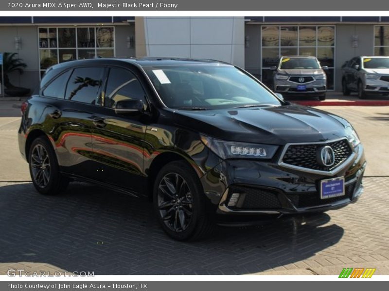 Majestic Black Pearl / Ebony 2020 Acura MDX A Spec AWD
