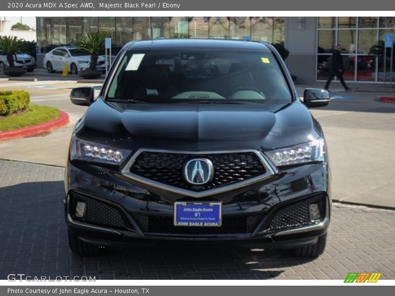 Majestic Black Pearl / Ebony 2020 Acura MDX A Spec AWD