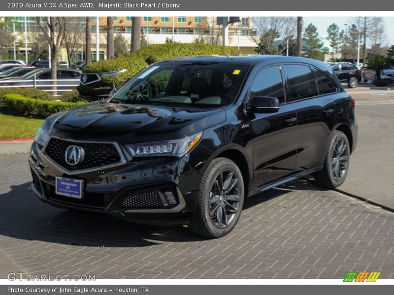 Majestic Black Pearl / Ebony 2020 Acura MDX A Spec AWD