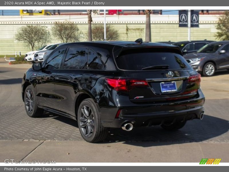 Majestic Black Pearl / Ebony 2020 Acura MDX A Spec AWD