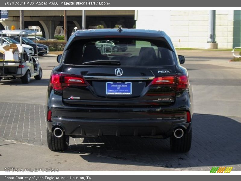 Majestic Black Pearl / Ebony 2020 Acura MDX A Spec AWD