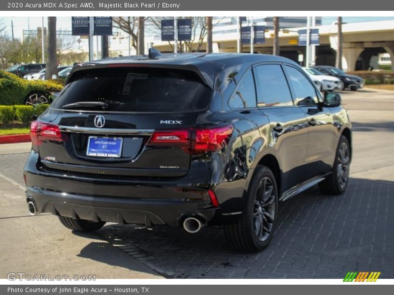 Majestic Black Pearl / Ebony 2020 Acura MDX A Spec AWD