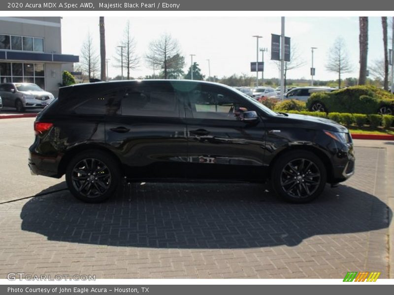 Majestic Black Pearl / Ebony 2020 Acura MDX A Spec AWD