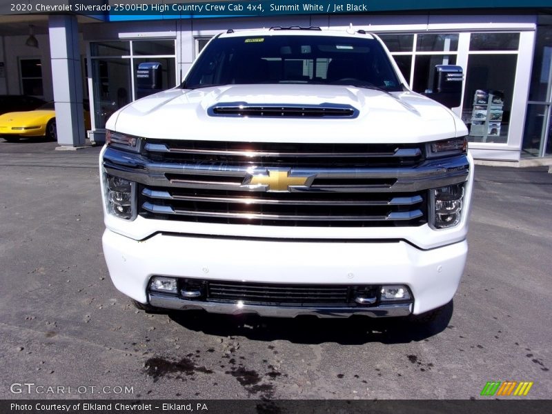 Summit White / Jet Black 2020 Chevrolet Silverado 2500HD High Country Crew Cab 4x4