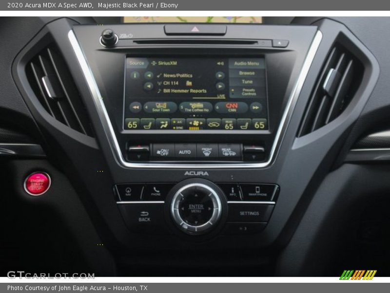 Majestic Black Pearl / Ebony 2020 Acura MDX A Spec AWD