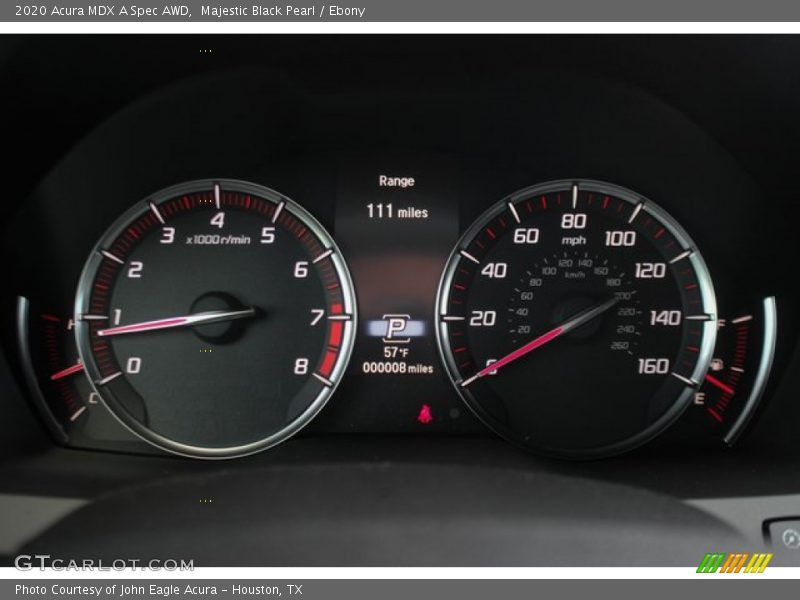 Majestic Black Pearl / Ebony 2020 Acura MDX A Spec AWD