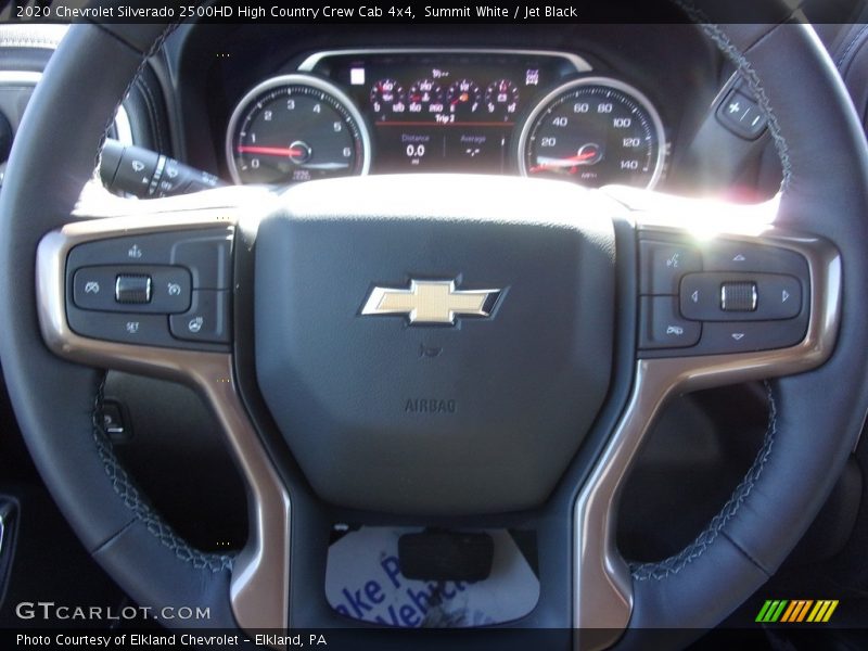 Summit White / Jet Black 2020 Chevrolet Silverado 2500HD High Country Crew Cab 4x4