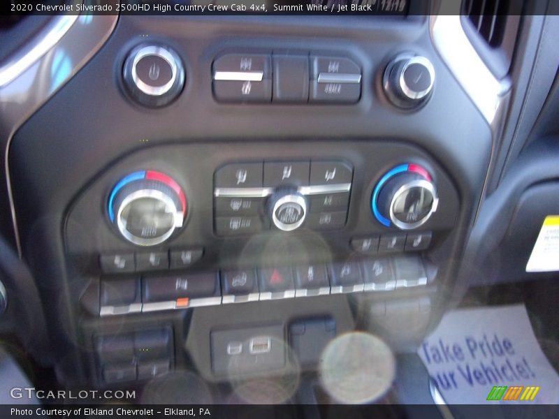 Summit White / Jet Black 2020 Chevrolet Silverado 2500HD High Country Crew Cab 4x4