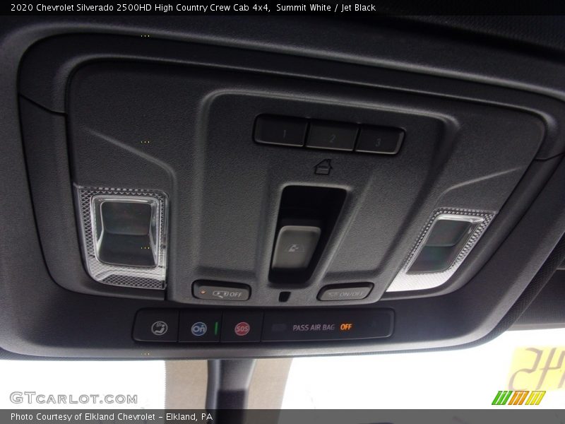 Summit White / Jet Black 2020 Chevrolet Silverado 2500HD High Country Crew Cab 4x4