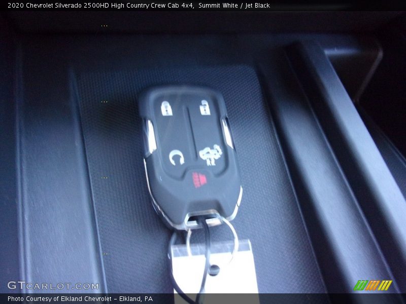 Summit White / Jet Black 2020 Chevrolet Silverado 2500HD High Country Crew Cab 4x4
