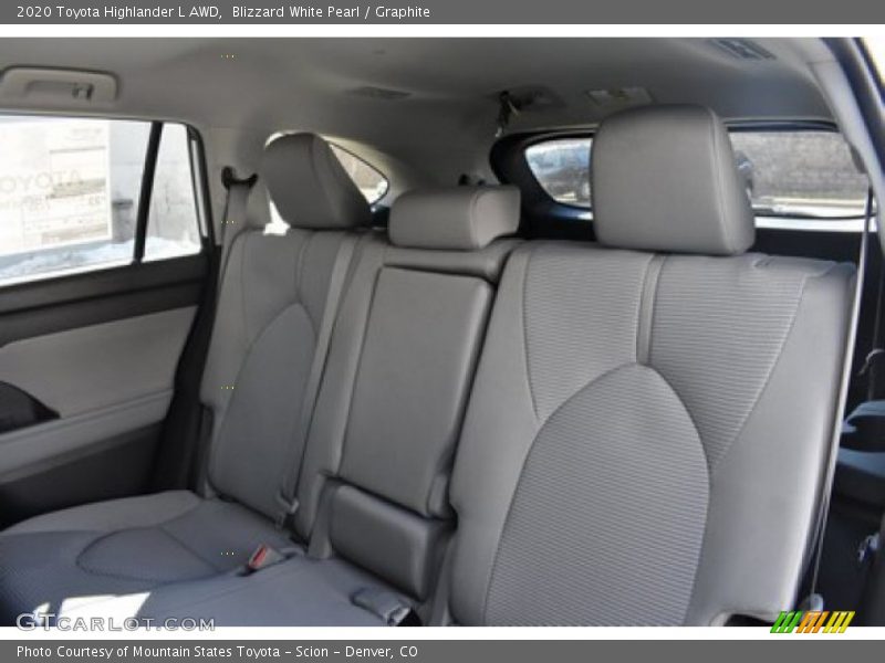 Blizzard White Pearl / Graphite 2020 Toyota Highlander L AWD