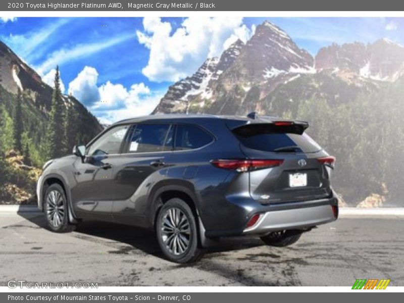 Magnetic Gray Metallic / Black 2020 Toyota Highlander Platinum AWD