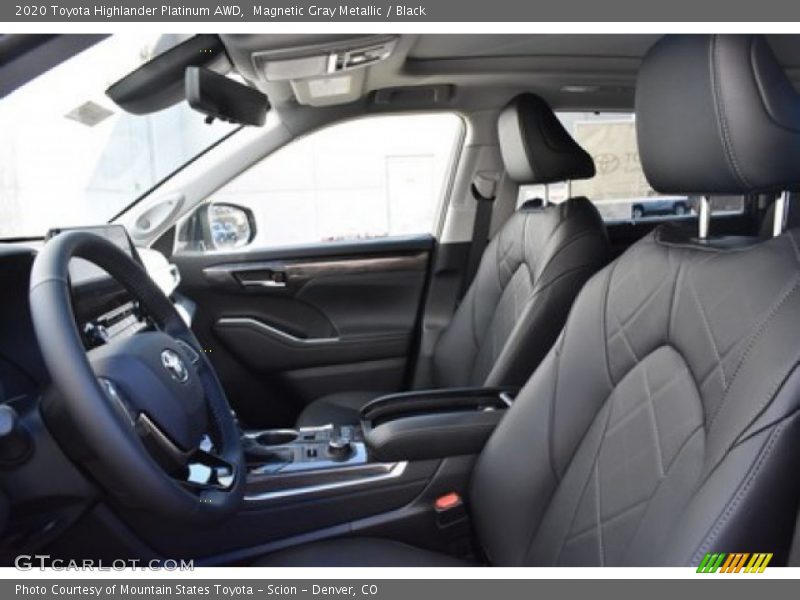 Magnetic Gray Metallic / Black 2020 Toyota Highlander Platinum AWD