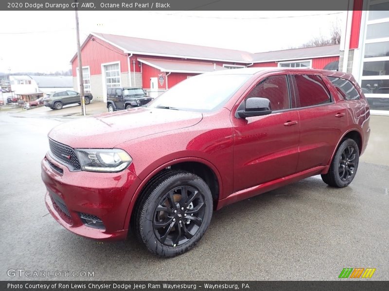 Octane Red Pearl / Black 2020 Dodge Durango GT AWD