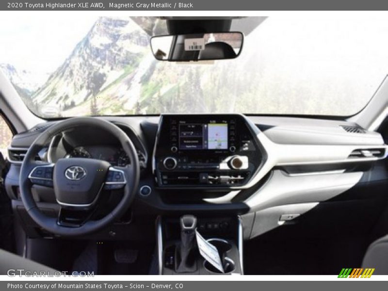 Magnetic Gray Metallic / Black 2020 Toyota Highlander XLE AWD