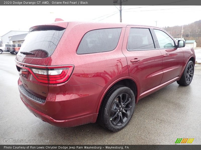 Octane Red Pearl / Black 2020 Dodge Durango GT AWD