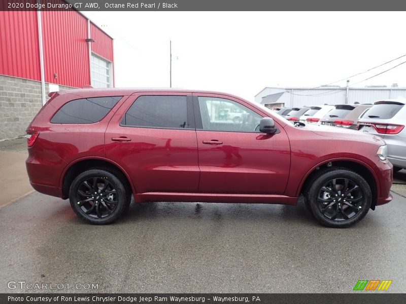 Octane Red Pearl / Black 2020 Dodge Durango GT AWD