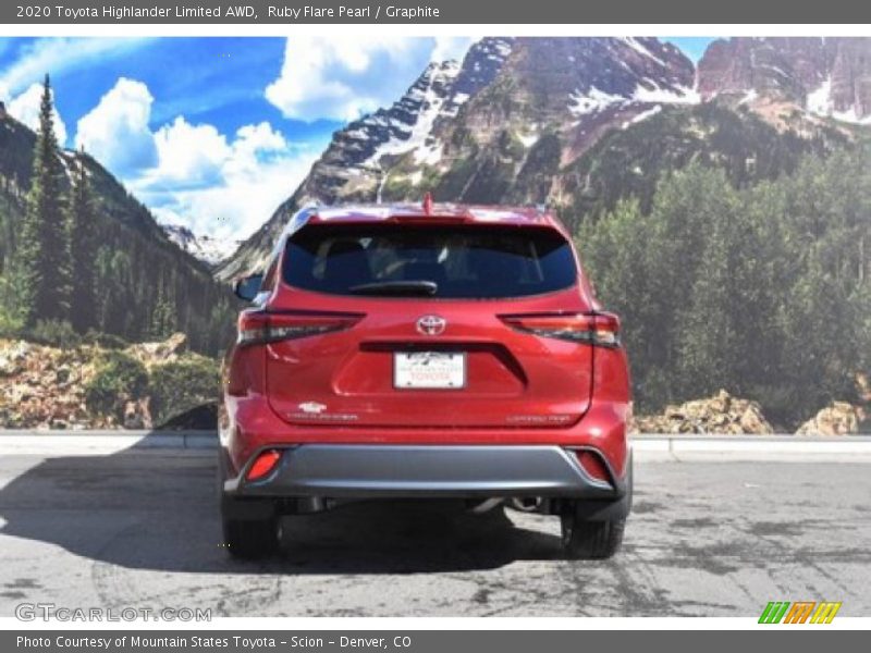 Ruby Flare Pearl / Graphite 2020 Toyota Highlander Limited AWD