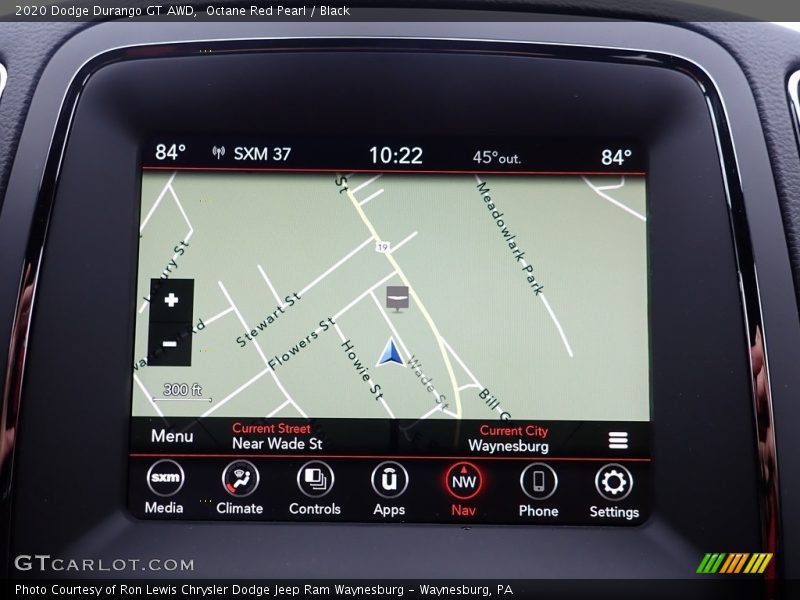 Octane Red Pearl / Black 2020 Dodge Durango GT AWD