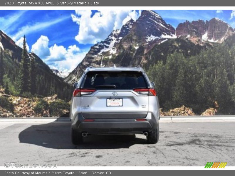 Silver Sky Metallic / Black 2020 Toyota RAV4 XLE AWD