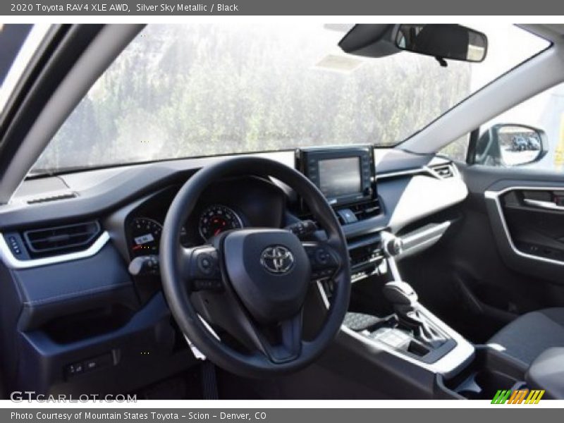Silver Sky Metallic / Black 2020 Toyota RAV4 XLE AWD