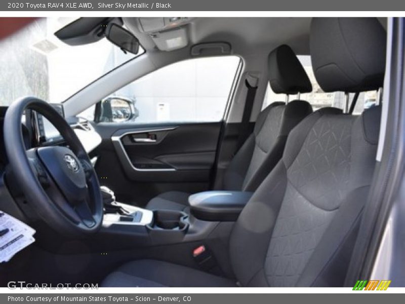 Silver Sky Metallic / Black 2020 Toyota RAV4 XLE AWD