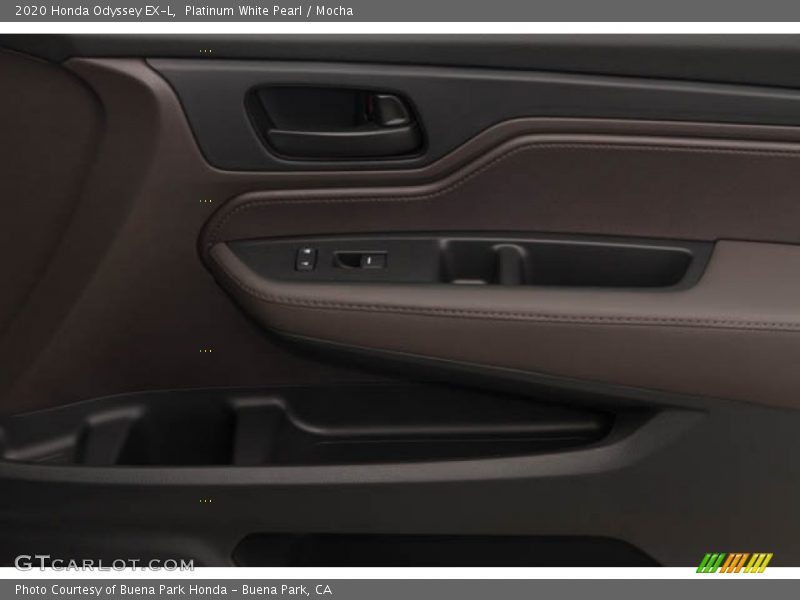 Platinum White Pearl / Mocha 2020 Honda Odyssey EX-L
