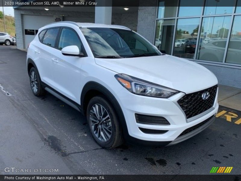 Front 3/4 View of 2020 Tucson SEL AWD