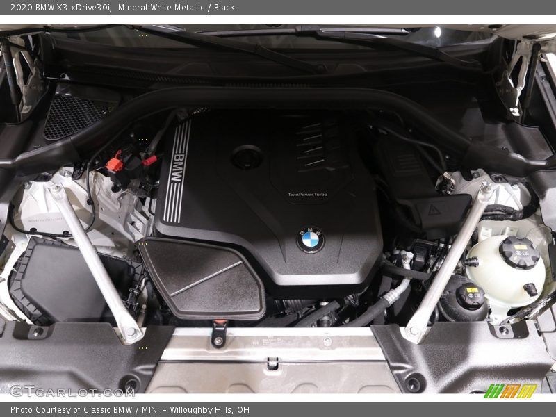 Mineral White Metallic / Black 2020 BMW X3 xDrive30i