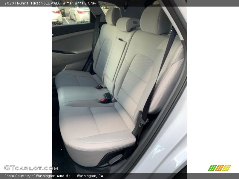 Winter White / Gray 2020 Hyundai Tucson SEL AWD